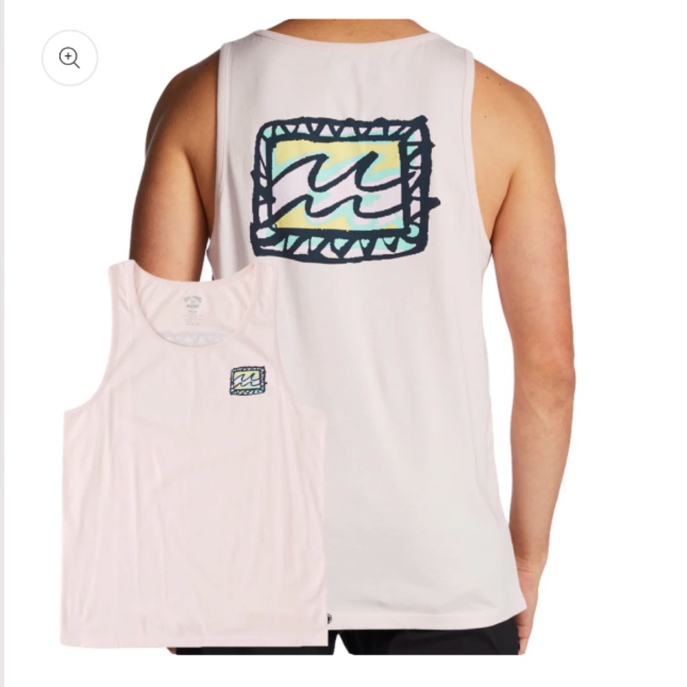 Billabong Men's Crayon Wave Tank in Size Medium (NWT)